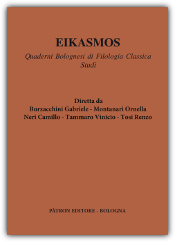 EIKASMOS Quaderni Bolognesi di Filologia Classica. Studi